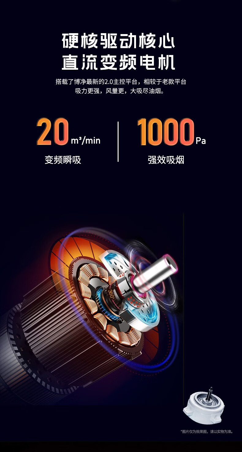 博净分体式集成灶智能防护，，家庭烹饪定心之选